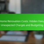 Home Renovation Costs: Hidden Fees, Unexpected Charges and Budgeting