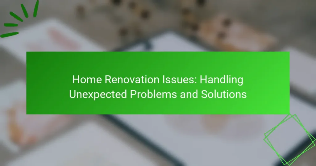 Проблемы Ремонта Дома: Решение Неожиданных Проблем и Решений