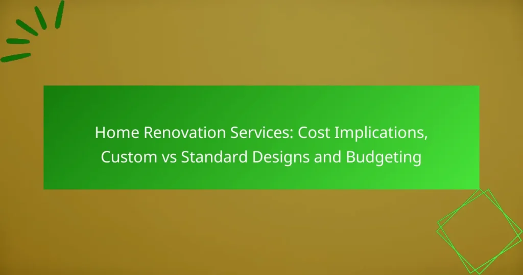 Услуги по ремонту домов: стоимость, индивидуальные и стандартные дизайны и бюджетирование