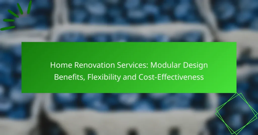 Услуги по ремонту дома: преимущества модульного дизайна, гибкость и экономическая эффективность