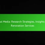 Social Media: Research Strategies, Insights and Renovation Services